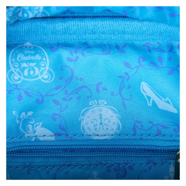 Sac à bandoulière avec porte-monnaie Gus Gus - DISNEY LOUNGEFLY Cendrillon 75e anniversaire