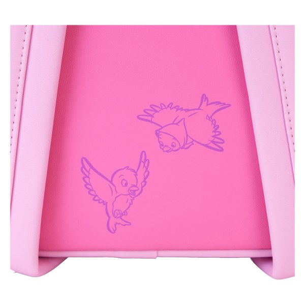 Mini sac à dos robe rose avec nœud - DISNEY LOUNGEFLY Cendrillon 75e anniversaire