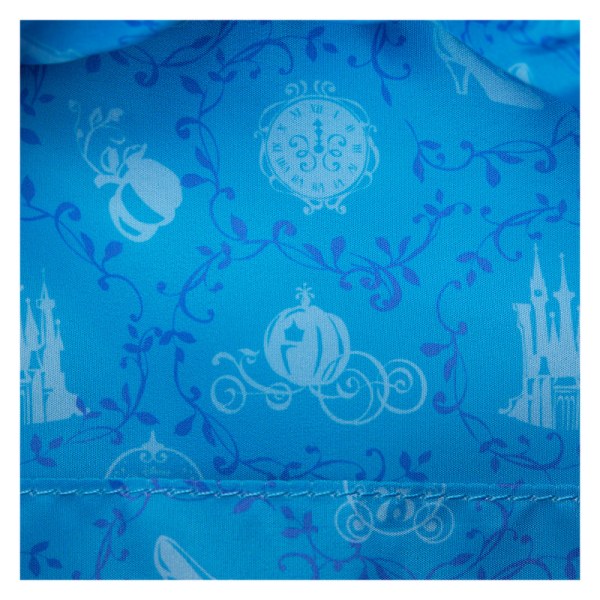 Mini sac à dos robe rose avec nœud - DISNEY LOUNGEFLY Cendrillon 75e anniversaire