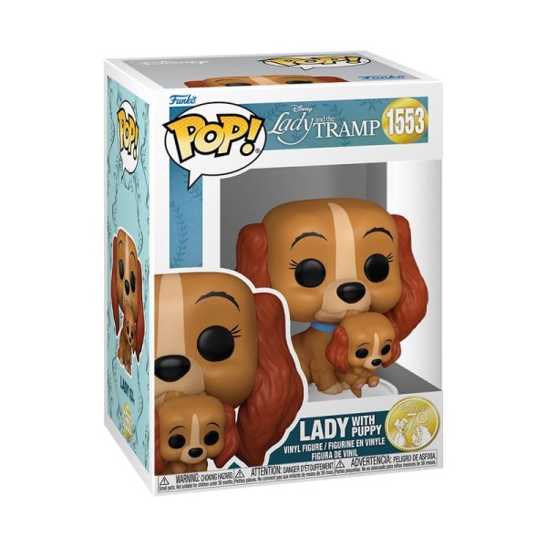 FUNKO POP! 1553 Lady avec son chiot - Disney La Belle et le Clochard