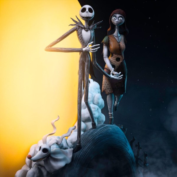 Jack et Sally Art Scale Deluxe - Disney L'étrange Noël de Monsieur Jack