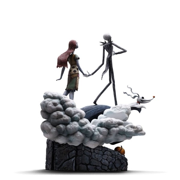 Jack et Sally Art Scale Deluxe - Disney L'étrange Noël de Monsieur Jack