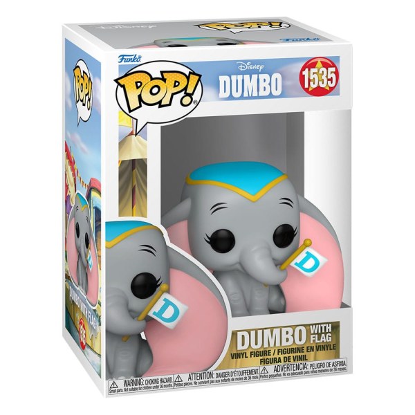 FUNKO POP! 1535 Dumbo avec drapeau - Disney Dumbo