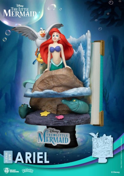 Disney diorama PVC D-Stage Story Book Series Ariel 15 cm