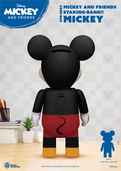 Disney Syaking Bang tirelire de vinyle Mickey and Friends Mickey 48 cm