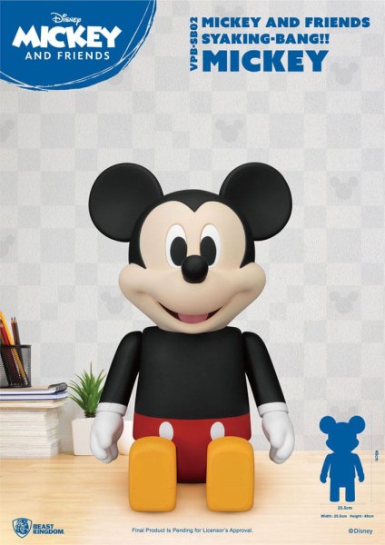 Disney Syaking Bang tirelire de vinyle Mickey and Friends Mickey 48 cm