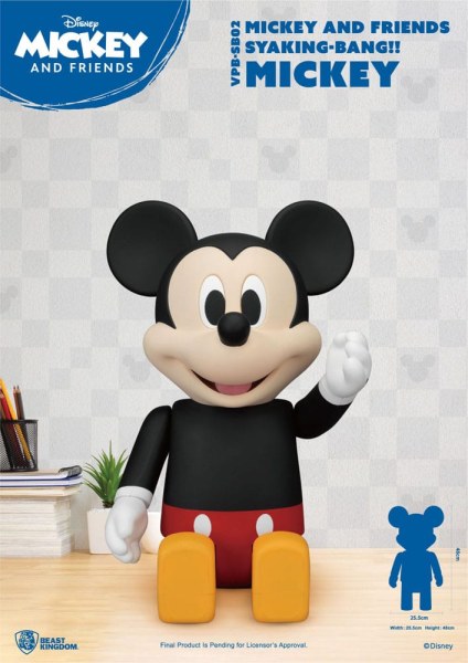 Disney Syaking Bang tirelire de vinyle Mickey and Friends Mickey 48 cm