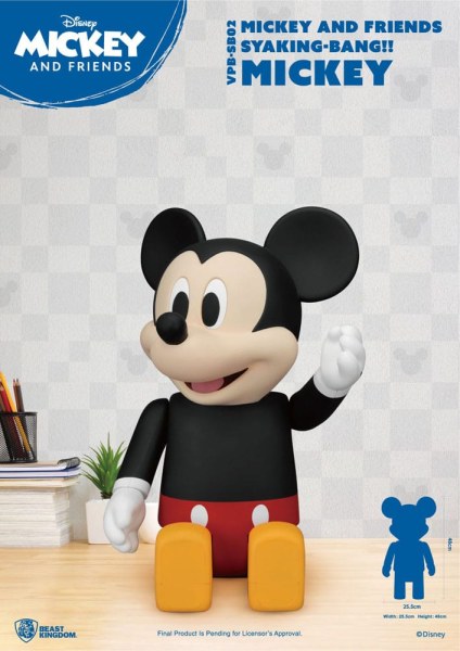 Disney Syaking Bang tirelire de vinyle Mickey and Friends Mickey 48 cm