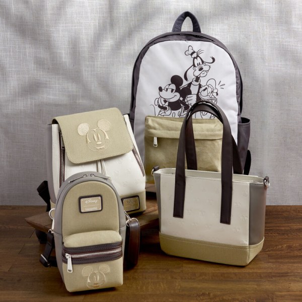 Mini sac à dos seau à cordon de serrage en toile imprimé Mickey et ses amis - DISNEY LOUNGEFLY