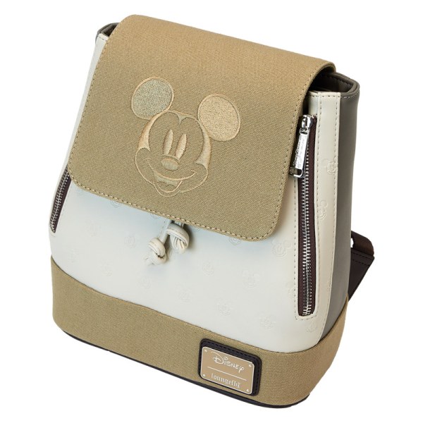 Mini sac à dos seau à cordon de serrage en toile imprimé Mickey et ses amis - DISNEY LOUNGEFLY