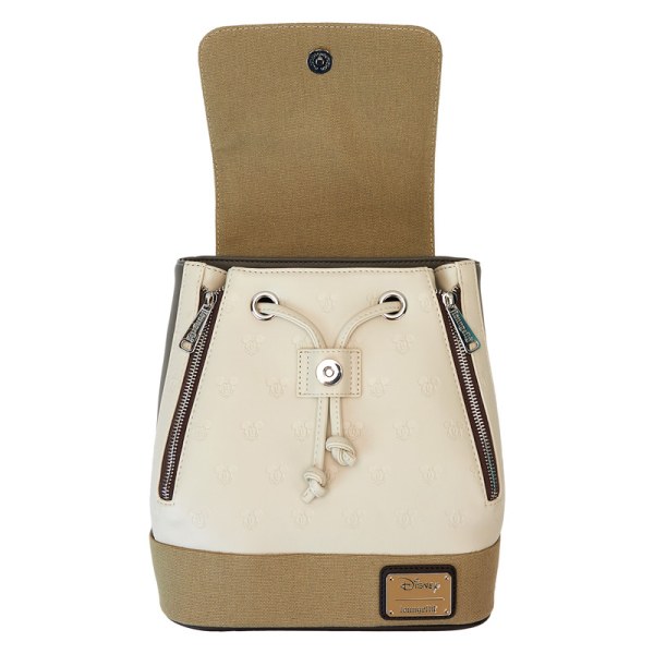 Mini sac à dos seau à cordon de serrage en toile imprimé Mickey et ses amis - DISNEY LOUNGEFLY