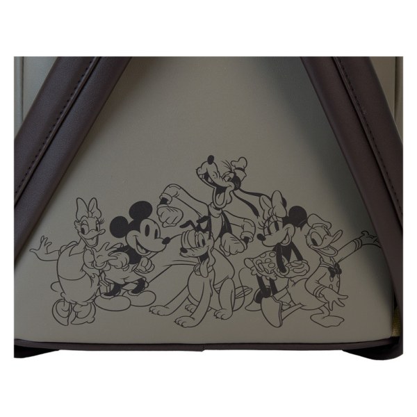Mini sac à dos seau à cordon de serrage en toile imprimé Mickey et ses amis - DISNEY LOUNGEFLY