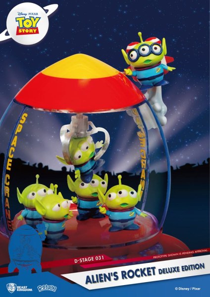 Toy Story diorama PVC D-Stage Alien's Rocket Deluxe Edition 15 cm