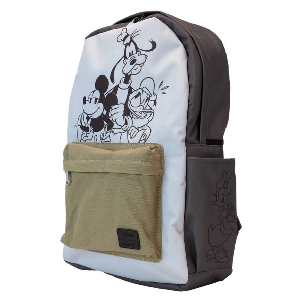 Sac à dos en toile et nylon Mickey et ses amis - DISNEY LOUNGEFLY
