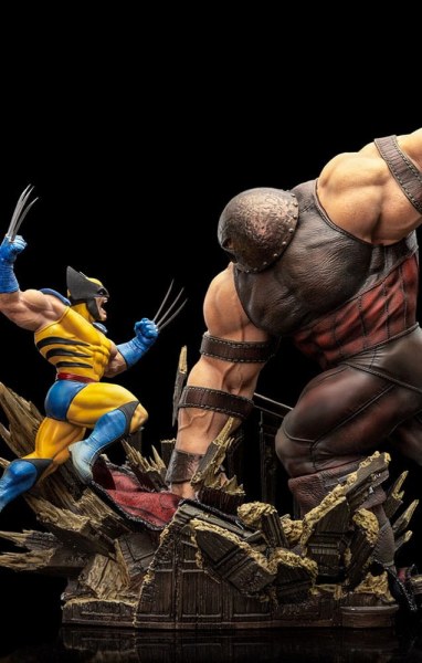 Marvel statuette 1/10 BDS Art Scale Wolverine vs Juggernaut heo EU Exclusive 30 cm