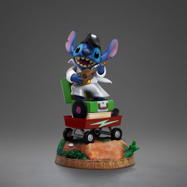 Lilo & Stitch statuette 1/10 Art Scale Stitch King of Rock 17 cm