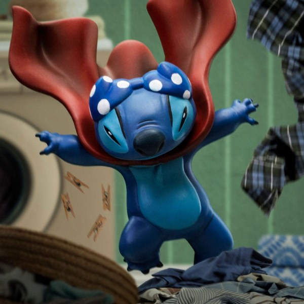 Lilo & Stitch statuette 1/10 Art Scale Stitch Laundry 19 cm