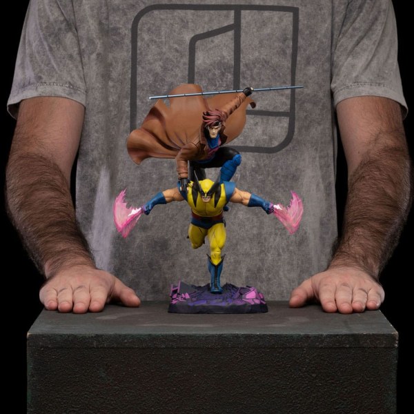 Marvel statuette 1/10 Deluxe Art Scale X-Men´97 Gambit & Wolverine 29 cm