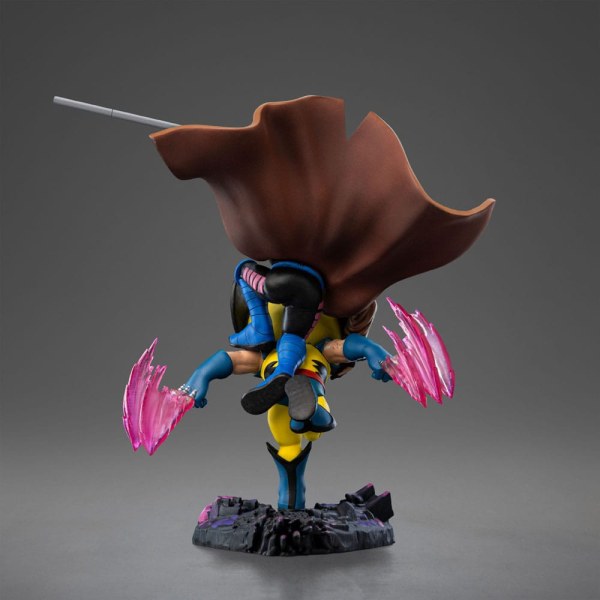 X-Men 97 figurine Mini Co. PVC Gambit and Wolverine 23 cm