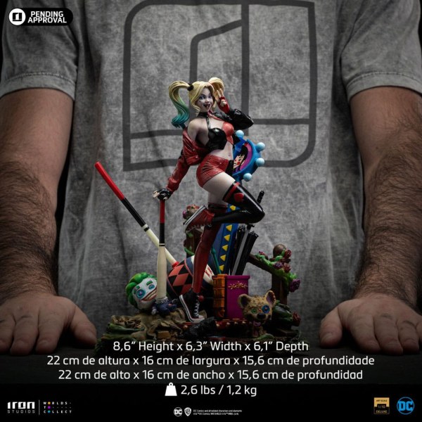 DC Comics statuette 1/10 Deluxe Art Scale Harley Quinn (Gotham City Sirens) 22 cm