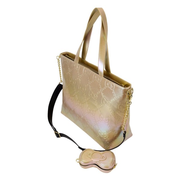 Hello Kitty by Loungefly sac shopping 50th Anniversary Gold