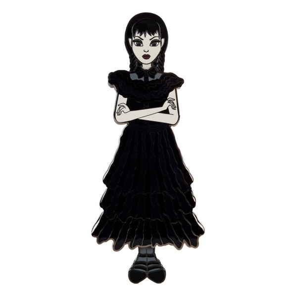 Wednesday by Loungefly Pin set 4 pin's émaillés Wednesday Addams Paper Doll 3 cm