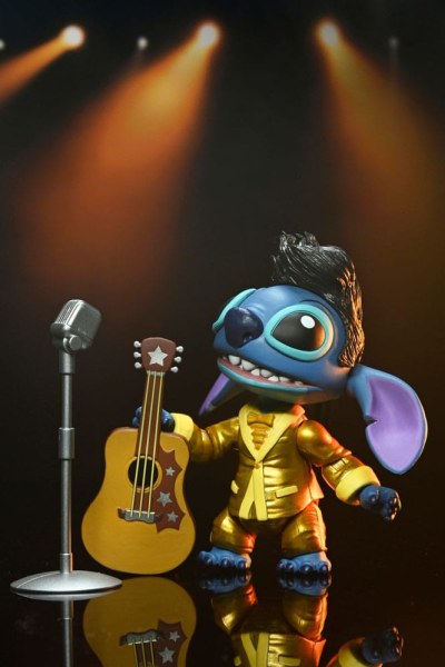 Figurine Elvis Stitch Ultimate Gold Suit Lilo & Stitch 18 cm