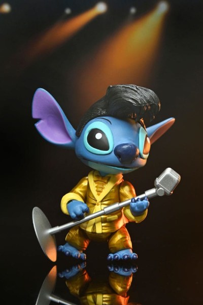 Figurine Elvis Stitch Ultimate Gold Suit Lilo & Stitch 18 cm
