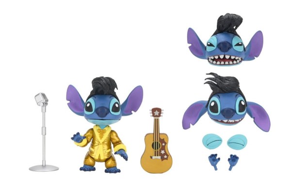 Figurine Elvis Stitch Ultimate Gold Suit Lilo & Stitch 18 cm