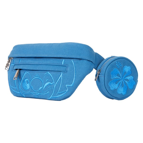 Sac banane avec porte-monnaie Stitch Ohana - DISNEY LOUNGEFLY