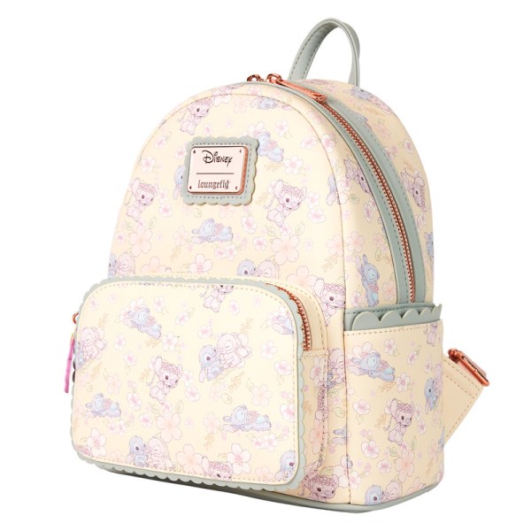Mini sac à dos Stitch & Angel fleurs de cerisiers - DISNEY LOUNGEFLY