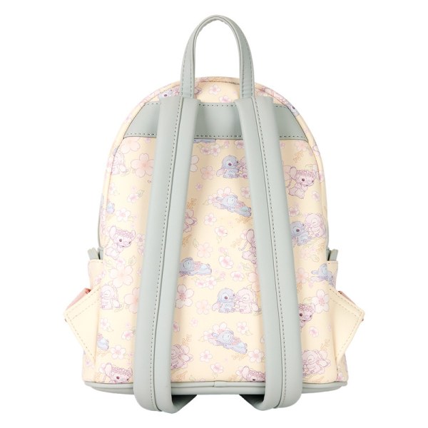 Mini sac à dos Stitch & Angel fleurs de cerisiers - DISNEY LOUNGEFLY