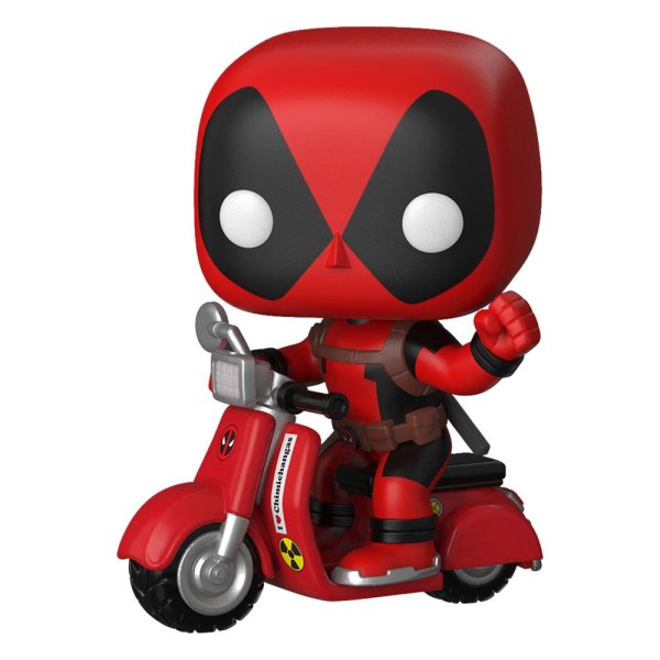 Figurine en vinyle Deadpool POP! 48 Rides Deadpool & Scooter 9 cm