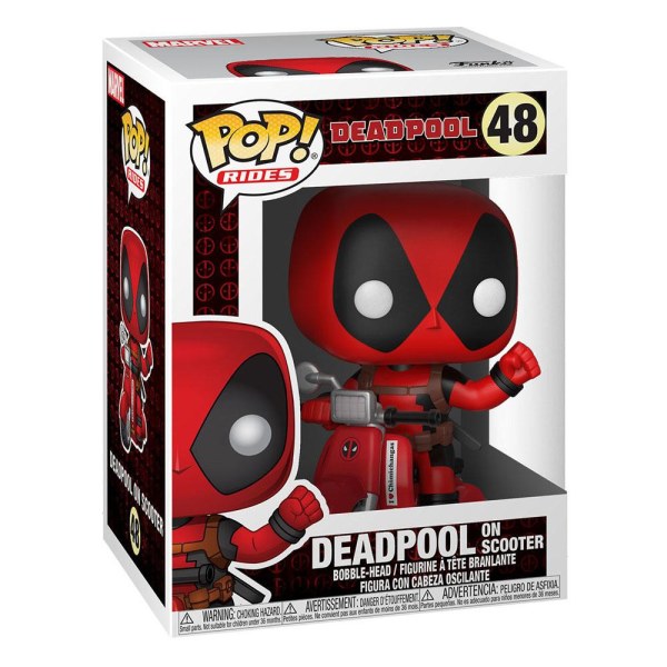 Figurine en vinyle Deadpool POP! 48 Rides Deadpool & Scooter 9 cm