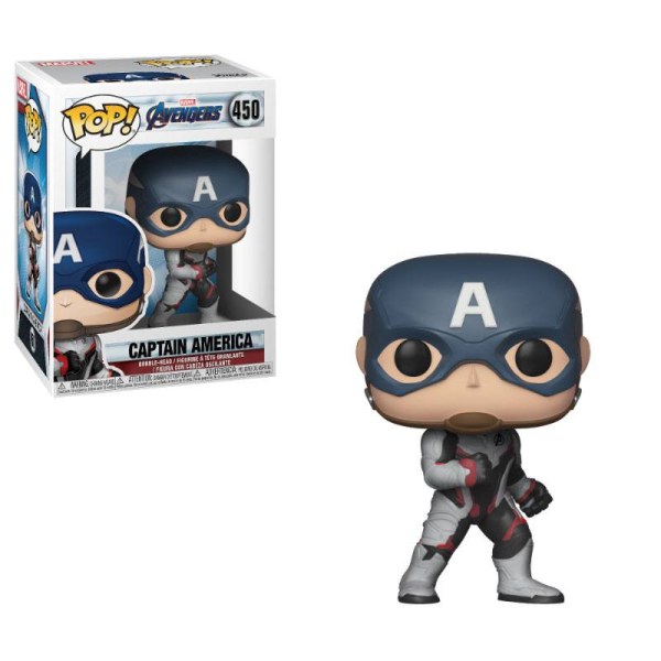 Figurine en vinyle Avengers Endgame POP! 450 films Captain America 9 cm