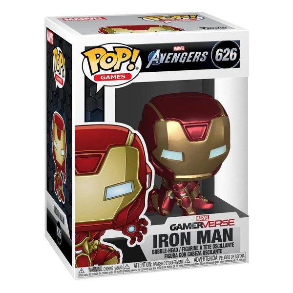 Figurine Marvel's Avengers (jeu vidéo 2020) POP! 626 Marvel Vinyle Iron Man 9 cm