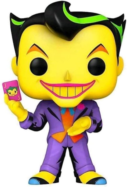 Figurine en vinyle DC Comics POP! 370 Heroes Joker (Black Light) 9 cm