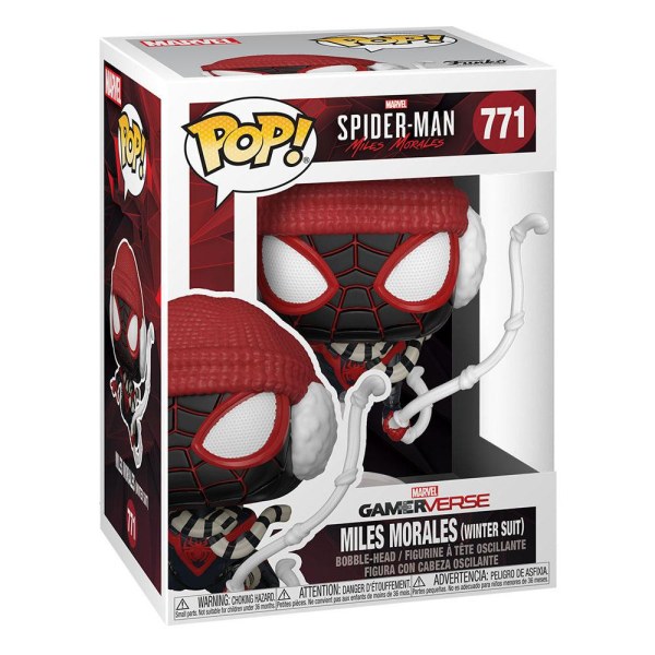 Figurine en vinyle Marvel's Spider-Man POP! 771 Games Miles Morales Winter Suit 9 cm