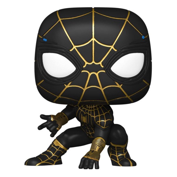 Spider-Man : No Way Home POP! Figurine en vinyle 911 Spider-Man (costume noir et or) 9 cm