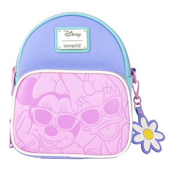 Mini sac à dos convertible sac bandoulière Daisy & Minnie - DISNEY LOUNGEFLY Daisy 85e anniversaire