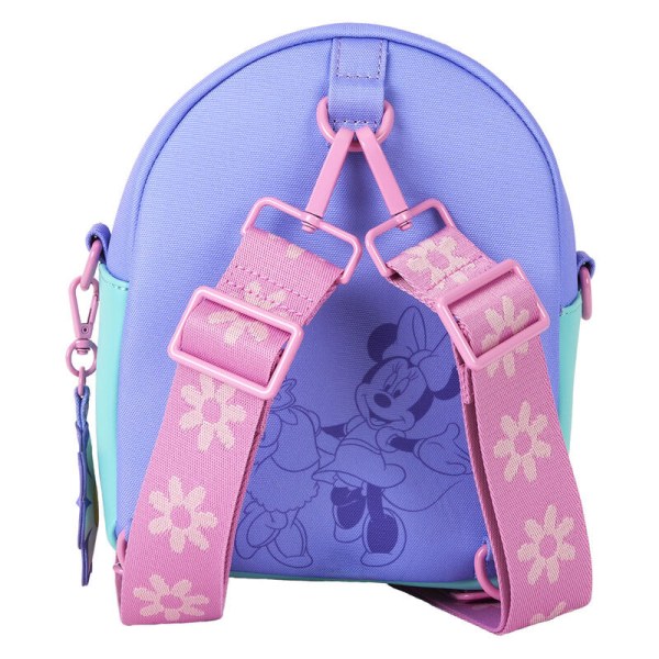 Mini sac à dos convertible sac bandoulière Daisy & Minnie - DISNEY LOUNGEFLY Daisy 85e anniversaire