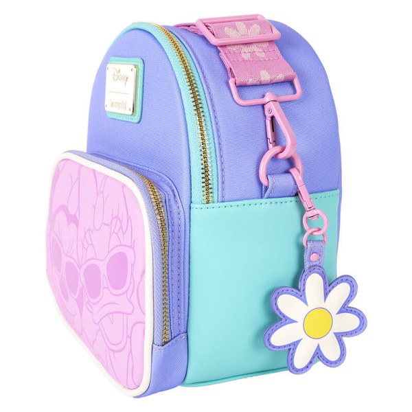 Mini sac à dos convertible sac bandoulière Daisy & Minnie - DISNEY LOUNGEFLY Daisy 85e anniversaire
