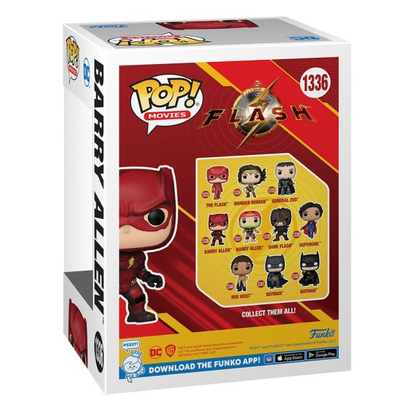 Figurine en vinyle POP! 1336 Movies de The Flash, Barry Allen, 9 cm