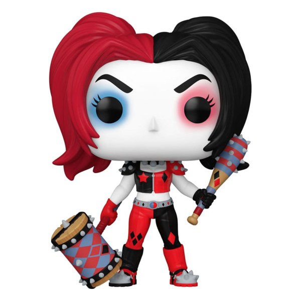DC Comics: Harley Quinn Takeover POP! 453 Heroes Figurine en vinyle Harley avec armes 9 cm