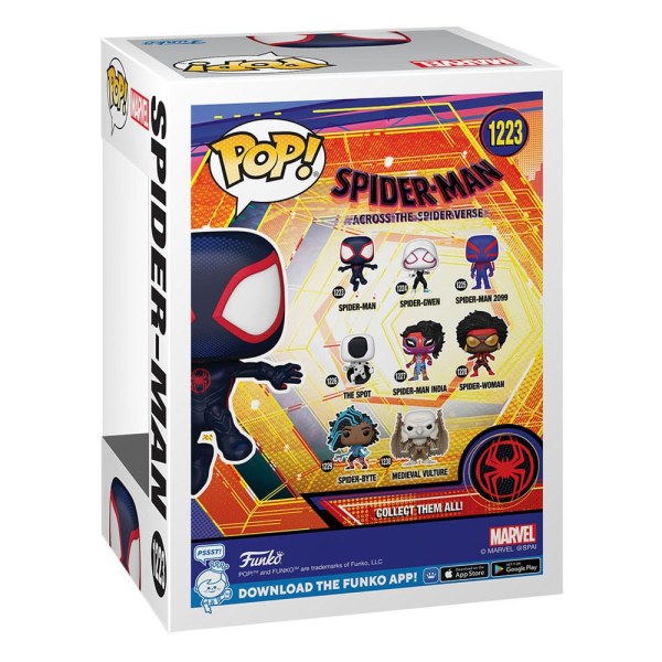 Spider-Man : Across the Spider-Verse POP! 1223 Films Figurine en vinyle Spider-Man 9 cm