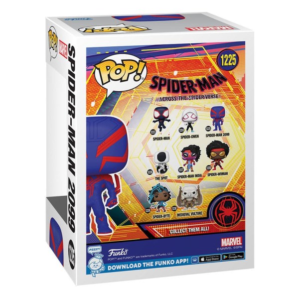 Spider-Man : Across the Spider-Verse POP! 1225 Films Figurine en vinyle Spider-Man 2099 9 cm