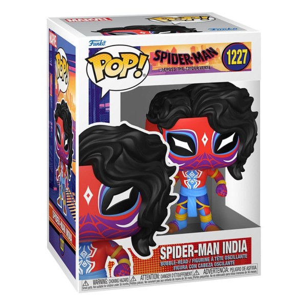 Spider-Man : Across the Spider-Verse POP! 1227 Films Figurine en vinyle Spider-Man Inde 9 cm