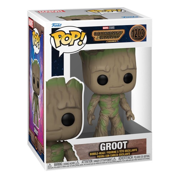 Figurine en vinyle Groot 9 cm POP! 1203 Les Gardiens de la Galaxie Vol. 3