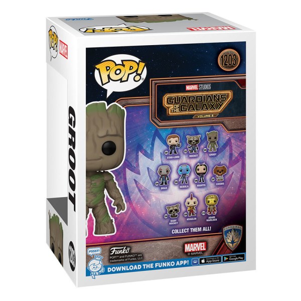 Figurine en vinyle Groot 9 cm POP! 1203 Les Gardiens de la Galaxie Vol. 3