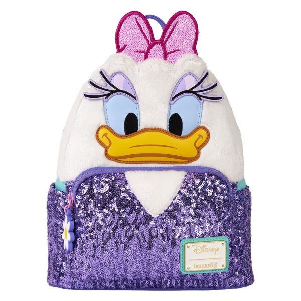 Mini sac à dos en peluche Daisy - DISNEY LOUNGEFLY Daisy 85e anniversaire